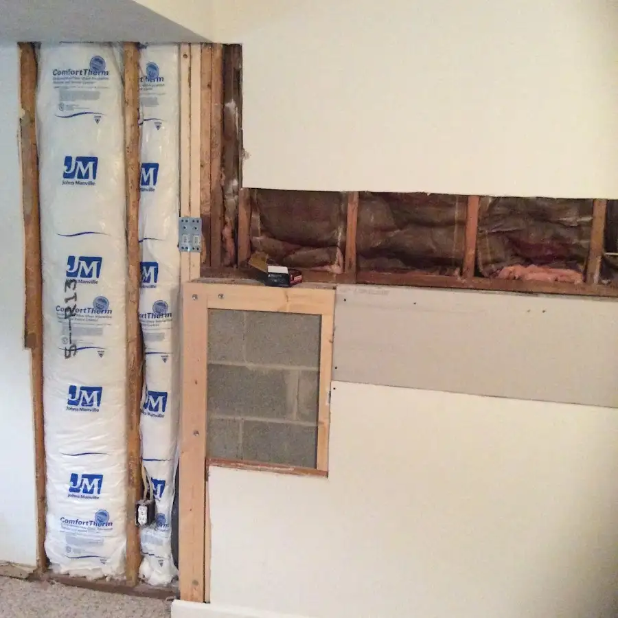 Wall insulation replacement during Odor Removal & Deodorization in Auburn